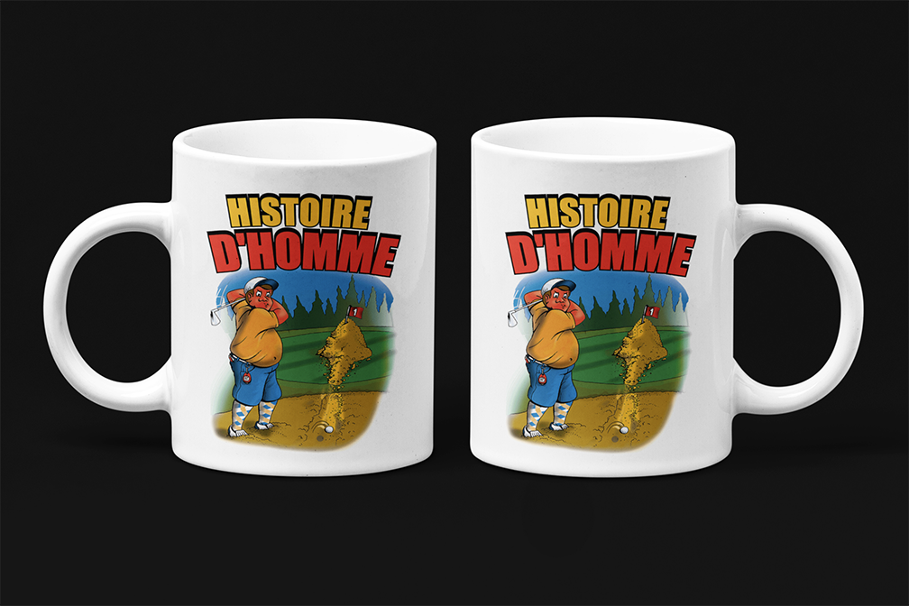 Une tasse cadeau de notre Collection Loisirs et Sports: Le golf un histoire d'homme