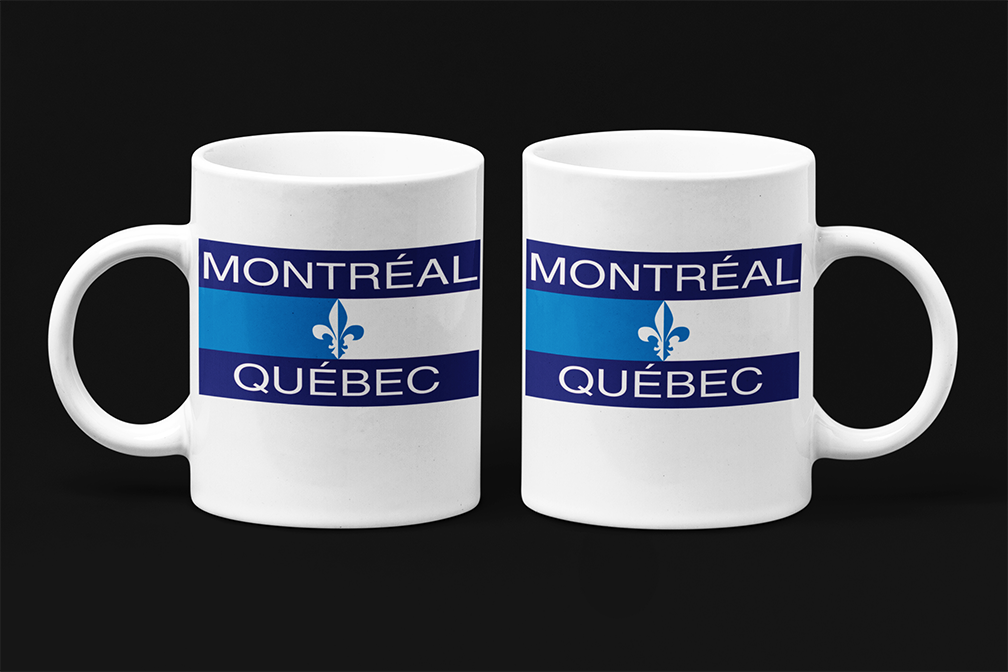Une tasse cadeau souvenir de la Collection Touristique: Montréal, Québec