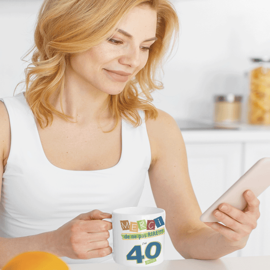 Le cadeau idéal pour une personne qui va avoir 40 ans.