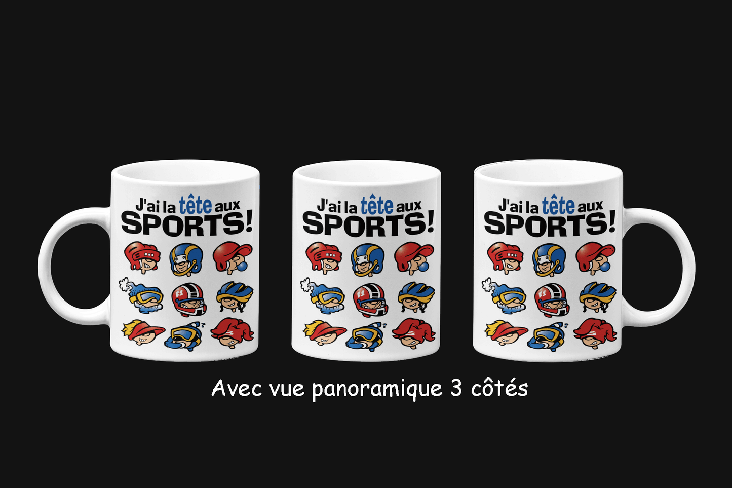 Collection: Chocolat Chaud, j'ai la tête aux sports!
