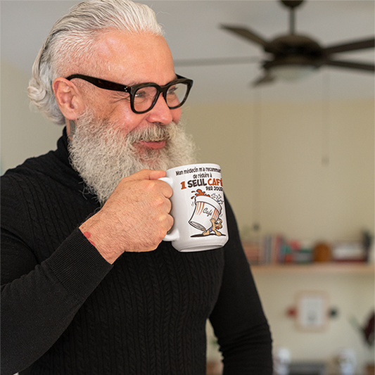 Une tasse cadeau de la Collection Café. Un seul café par jour.