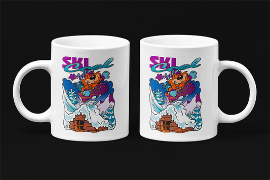 Une tasse cadeau de notre Collection Loisirs et Sports: Ski Cool.