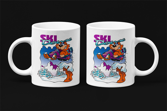 Une tasse cadeau idéale de notre Collection Loisirs et Sports: Ski Doux.