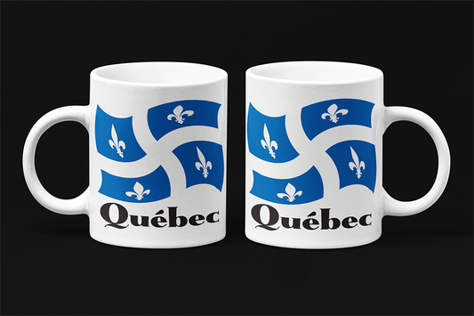 Une tasse souvenir de notre Collection Touristique: Québec