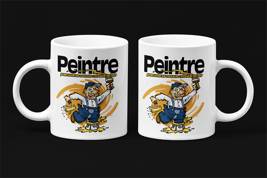 Une tasse cadeau originale de la Collection Métier: Peintre