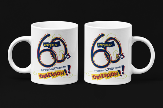 Une tasse comique de notre Collection Anniversaire: 61-62-63-64-65-66-67-68-69
