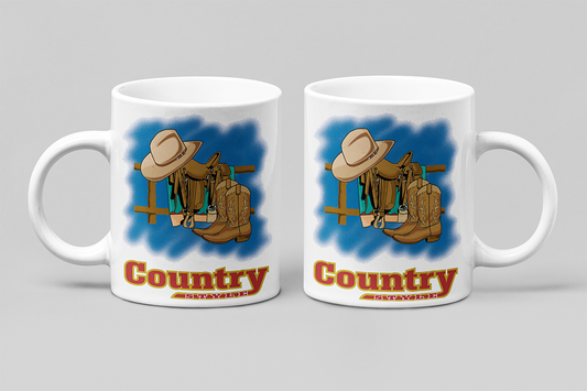 Une tasse cadeau de la Collection Rodéo: Pour les amateurs de Country