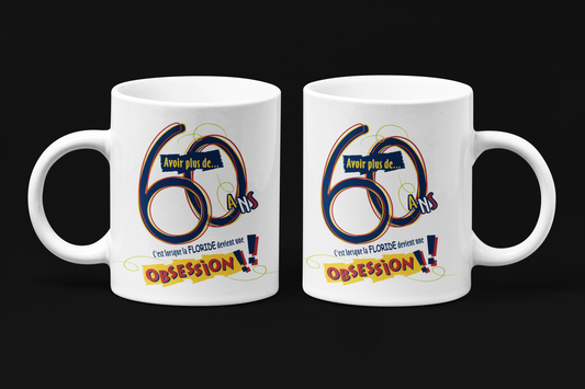 Une tasse pour la Fête d'une personne de plus de 60 ans de notre Collection Anniversaire: Floride.