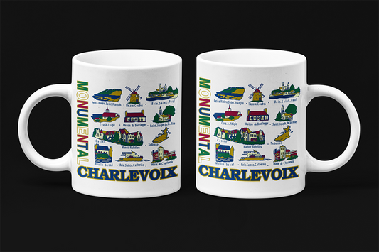 Une tasse cadeau de notre Collection Touristique: Charlevoix.