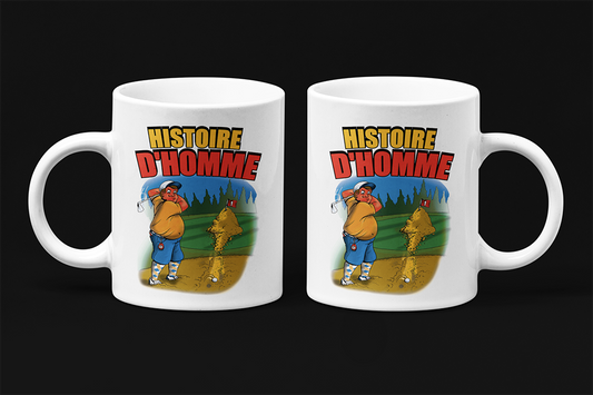 Une tasse cadeau de notre Collection Loisirs et Sports: Le golf un histoire d'homme
